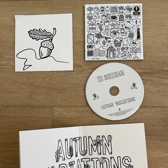 Ed Sheeran NEW and SEALED Autumn Variations * SIGNED * ~ AUTOGRAPHED ~ Art Card - Picture 1 of 6